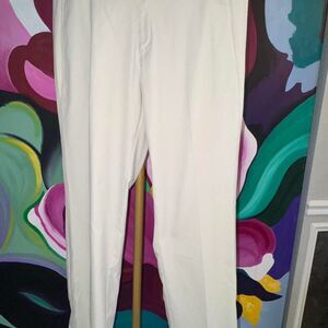 Adidas Men's White and Cream Trousers